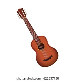 Acoustic guitar music instrument