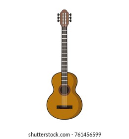 Acoustic guitar music instrument