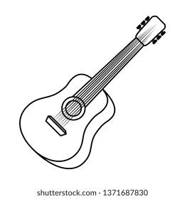 Acoustic Guitar Musical Instrument Stock Vector (Royalty Free ...