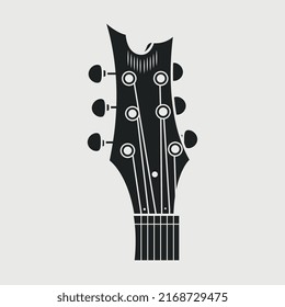 Acoustic Guitar Tuner Silhouette SVG Cut File, Guitar Svg, Acoustic Guitar, Musical Instrument, Song, Music,