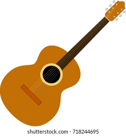 Acoustic guitar vector