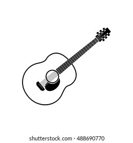 acoustic guitar - vector  icon