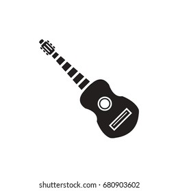 Acoustic guitar vector icon