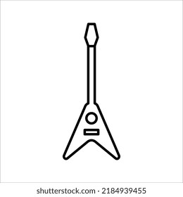 acoustic guitar vector icon. classic, instrument, musical, rock, sound, acoustic, string, play, electric, concert, song, musician, guitarist symbol for web and mobile app on white background.