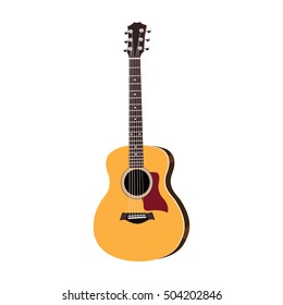 Acoustic Guitar Vector Illustration