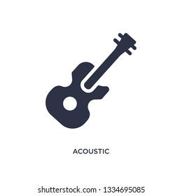 acoustic icon. Simple element illustration from music concept. acoustic editable symbol design on white background. Can be use for web and mobile.