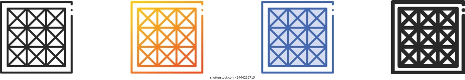 acoustic icon.Thin Linear, Gradient, Blue Stroke and bold Style Design Isolated On White Background