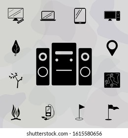 Acoustic music system icon. Web icons universal set for web and mobile