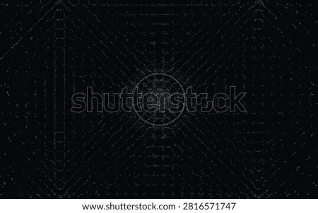 Acoustic Resonance Chladni Wave Pattern for Modern Tech Design and Digital Sound Art Backdrops