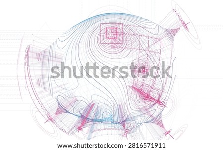 Acoustic Resonance Chladni Wave Pattern for Modern Tech Design and Digital Sound Art Backdrops