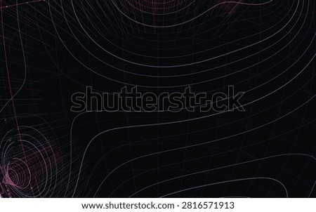 Acoustic Resonance Chladni Wave Pattern for Modern Tech Design and Digital Sound Art Backdrops