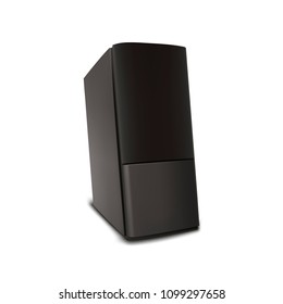 Acoustic speaker. Vector illustration.