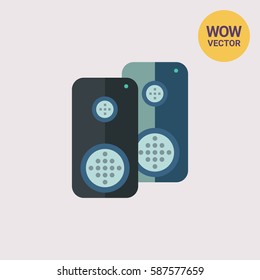 Acoustic speakers icon