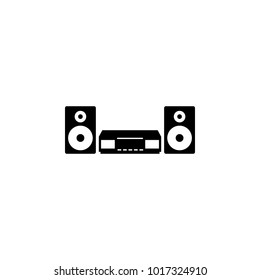 acoustic system icon. Element of party and fun icon. Premium quality graphic design icon. Signs and symbols collection icon for websites, web design, mobile app on white background