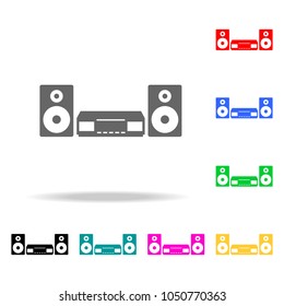 acoustic system icon. Elements of party multi colored icons. Premium quality graphic design icon. Simple icon for websites, web design, mobile app, info graphics on white background