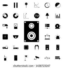 acoustic system icon. Universal set of web for website design and development, app development