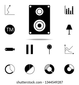 acoustic system icon. web icons universal set for web and mobile