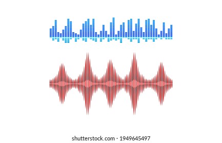 Acoustic Waves as Audible Sound with Compression and Decompression Vector Set