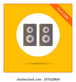 Acoustics speakers icon