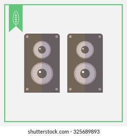 Acoustics speakers icon