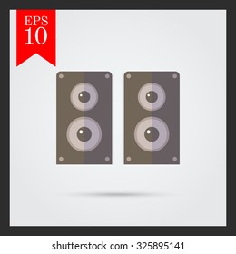 Acoustics speakers icon