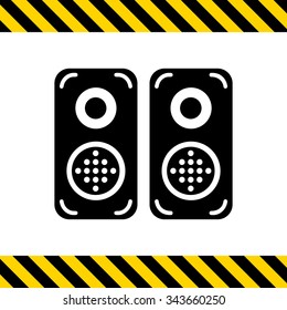 Acoustics speakers icon