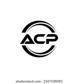 Diseño de logotipos ACP, inspiración para una identidad única. Elegancia moderna y diseño creativo. Marca tu éxito con el impresionante logotipo.