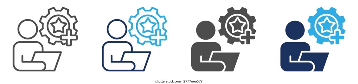 acquire icon set multi concept