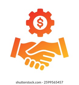 Acquisition Icon Element For Design