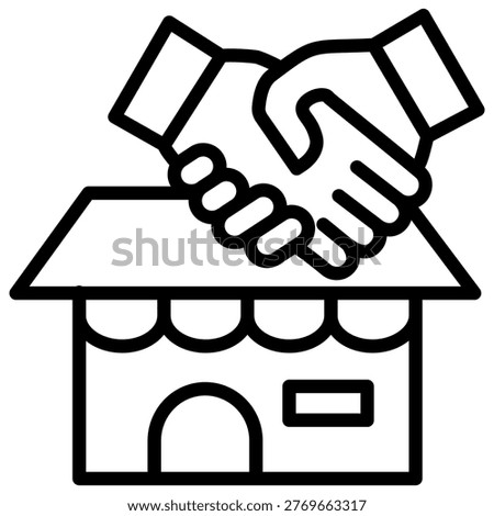 Acquisition Icon Element For Design