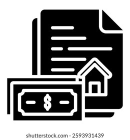 Acquisition Icon in Glyph Style. Simple Vector Design. Simple Vector Glyph Icon