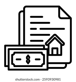 Acquisition Icon in Outline Style. Simple Vector Design. Simple Vector Outline Icon