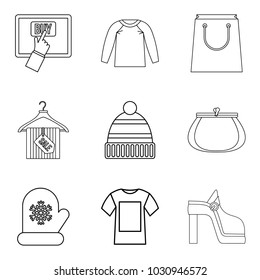 Acquisition icons set. Outline set of 9 acquisition vector icons for web isolated on white background