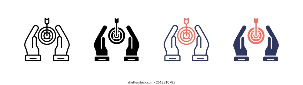 Acquisition Multi Style Icon Set Vector