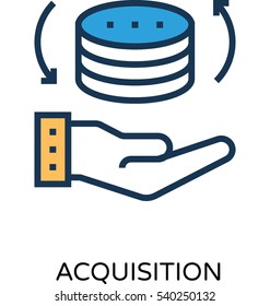 Acquisition Vector Icon