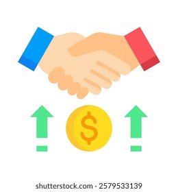 Acquisitions Icon Element For Design