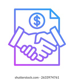Acquisitions Icon Element For Design