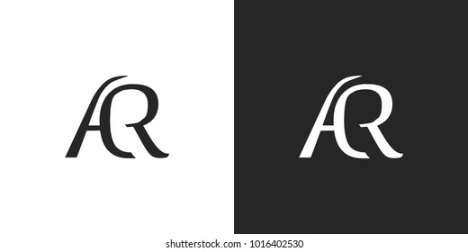 ACR, AR logo, monogram, vector