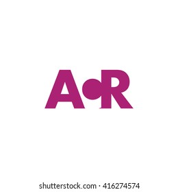 ACR Logo. Vector Graphic Branding Letter Element. White Background