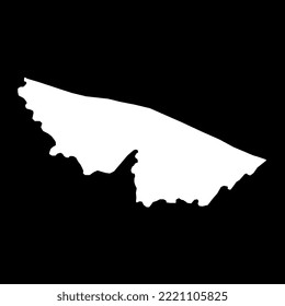 Acre Map, state of Brazil. Vector Illustration.