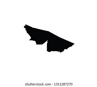 Acre outline map Brazil state region 