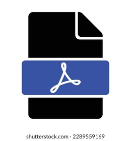 Acrobat File Icon, Vector Graphics