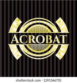 Acrobat gold emblem