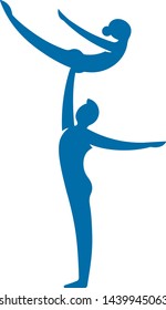 Acrobatic Gymnastics Color Icon v1