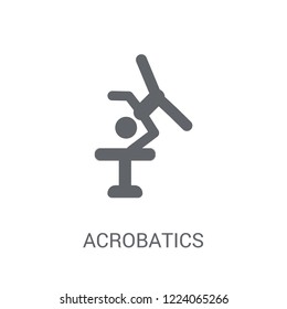 Acrobatics icon. Trendy Acrobatics logo concept on white background from Circus collection. Suitable for use on web apps, mobile apps and print media.
