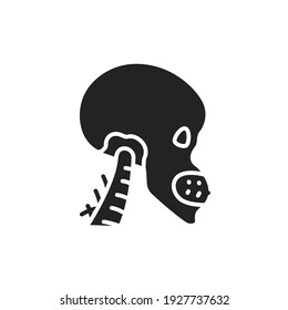 Acromegaly disease color line icon. Isolated vector element. Outline pictogram for web page, mobile app, promo