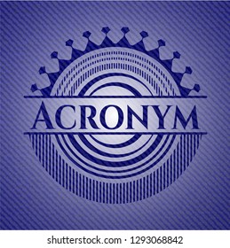 Acronym jean background