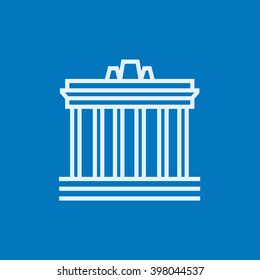 Icono de la línea Acrópolis de Atenas.