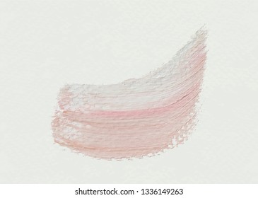 Acrylic brush stroke sample vector