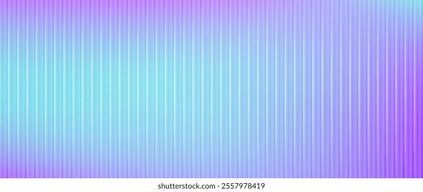 Acrylic glass, colorful gradient behind ribbed plastic texture